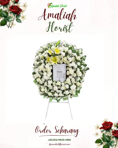 Krans Bunga Duka Cita di Tunjungsari